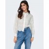 ONLY ONLVALAIS L/S SHIRT WVN NOOS WHITE ONLY ONLVALAIS L/S SHIRT WVN NOOS WHITE
