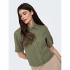 ONLY ONLGOA S/S LINEN BL SHIRT CC PNT GREEN ONLY ONLGOA S/S LINEN BL SHIRT CC PNT GREEN