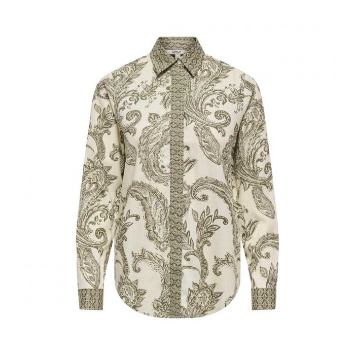 ONLY PAISLEY BORDER IVY GREEN