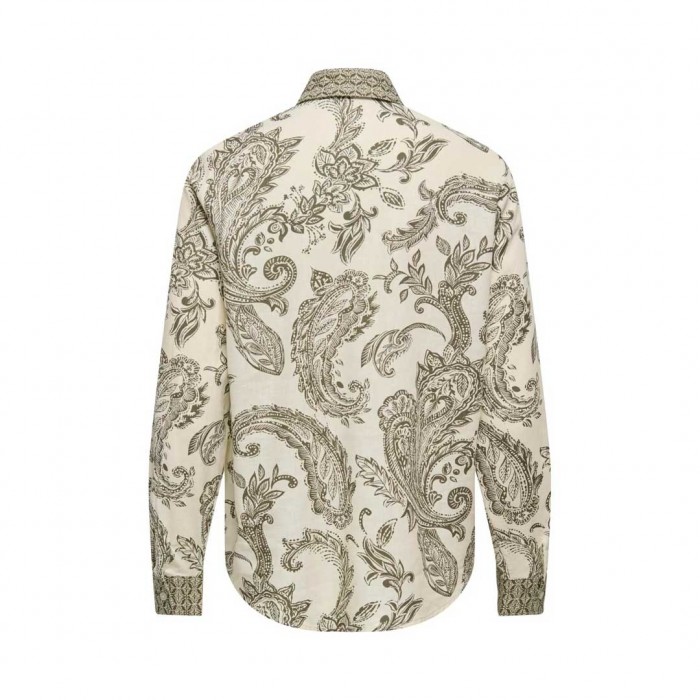 ONLY PAISLEY BORDER IVY GREEN