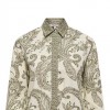 ONLY PAISLEY BORDER IVY GREEN