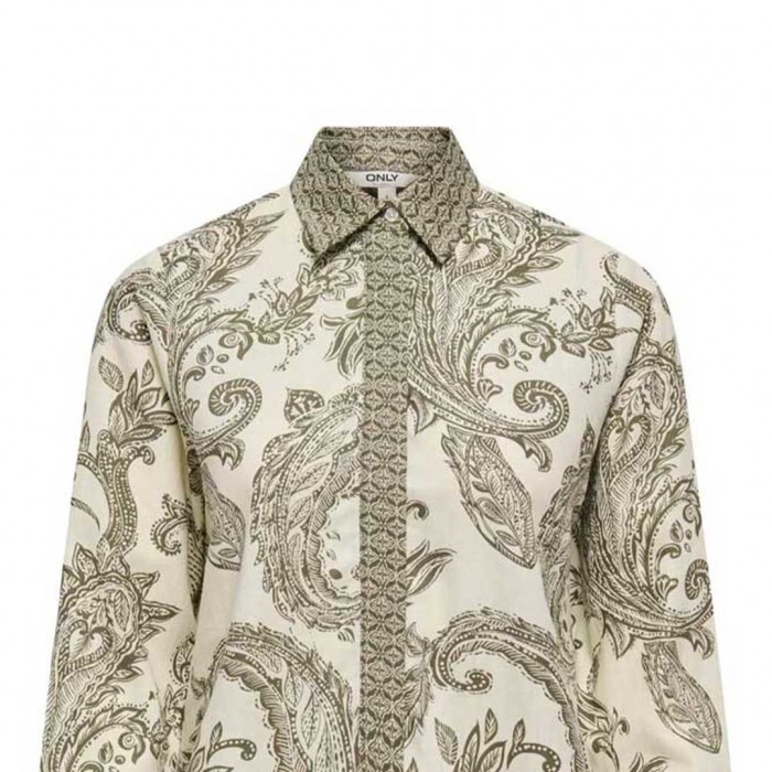 ONLY PAISLEY BORDER IVY GREEN