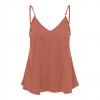 ONLY ONLMADELI OAKLYN STRAP TOP WVN ORANGE