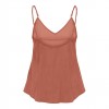 ONLY ONLMADELI OAKLYN STRAP TOP WVN ORANGE
