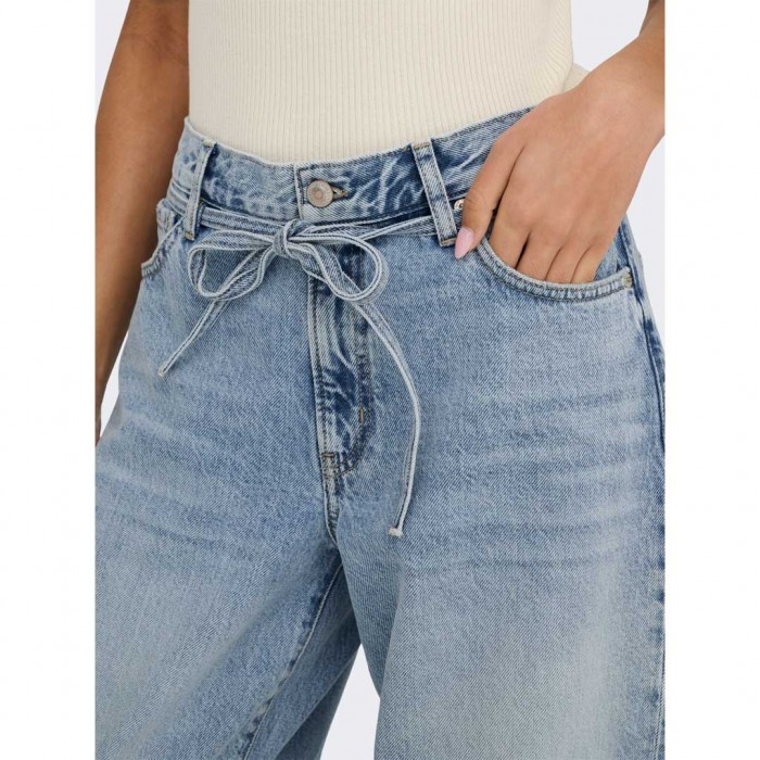 ONLY ONLGIANNA MW STRAIGHT DOT450 DNM NOOS LIGHT BLUE