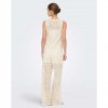 ONLY ONLLIAN LACE WIDE PANTS JRS ECRU ONLY ONLLIAN LACE WIDE PANTS JRS ECRU