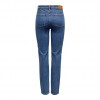 ONLY  ONLEMILY EX HW STRAIGHT R DNM JEANS MAE DARK BLUE DENIM