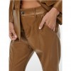 ONLY  ONLJACKY FAUX LEATHER ANCLE PANT OTW  BROWN