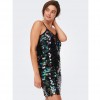 ONLY ONLEMILI S/L SEQUINS DRESS JRS BLACK