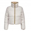 ONLY REVERSE PUFFER JACKET Grey / Silver Lining