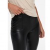 ONLY FAUX LEATHER LEGGINGS BLACK