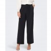 ONLY ONLVICTORIA SATIN PANT NOOS WVN BLACK