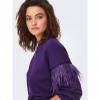 ONLY ONLFEATHER L/S O-NECK UB SWT ACAI