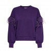 ONLY ONLFEATHER L/S O-NECK UB SWT ACAI