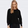 ONLY LOOSE KNITTED PULLOVER BLACK