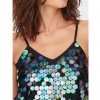 ONLY  ONLEMILI S/L SEQUINS TOP JRS BLACK