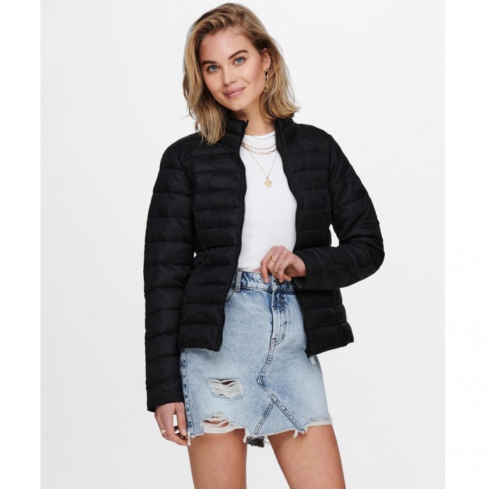 ONLY ONLTAHOE QUILTED JACKET OTW BLACK