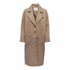 ONLY  ONLADDISON LIFE QUILT MIX LONG COAT OTW BEIGE