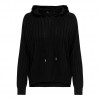 ONLY ONLNEW TESSA L/S HOOD DETAIL PULL KNT BLACK