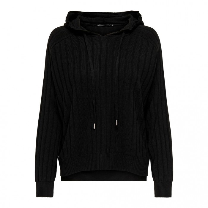 ONLY ONLNEW TESSA L/S HOOD DETAIL PULL KNT BLACK