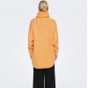 ONLY ONLTRUDY LIFE L/S LONG ROLLNECK KNT ORANGE