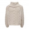 ONLY  ONLNEW CHUNKY L/S COWLNECK PULLOVER KNT ECRU