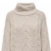 ONLY  ONLNEW CHUNKY L/S COWLNECK PULLOVER KNT ECRU