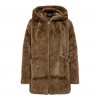 ONLY  ONLNEWMALOU FAUX FUR COAT CC OTW BROWN