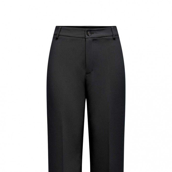 ONLY ONLFLAX HW STRAIGHT PANT TLR BLACK