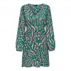 ONLY ONLNOVA LIFE L/S SIRI DRESS AOP PTM GREEN