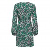 ONLY ONLNOVA LIFE L/S SIRI DRESS AOP PTM GREEN