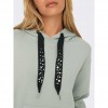 ONLY ONLFANCY L/S HOOD STRING SWT AQUA GRAY ONLY ONLFANCY L/S HOOD STRING SWT AQUA GRAY