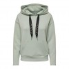ONLY ONLFANCY L/S HOOD STRING SWT AQUA GRAY ONLY ONLFANCY L/S HOOD STRING SWT AQUA GRAY