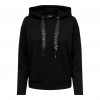 ONLY ONLFANCY L/S HOOD STRING SWT BLACK