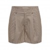 ONLY  ONLMOLLY HW CHECK SHORTS TLR BEIGE