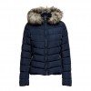 ONLY ONLELLAN QUILTED HOOD JACKET CC OTW BLUE