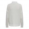 ONLY ONLKLARA LIFE LS HIGHNECK KNT WHITE