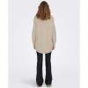 ONLY ONLTRUDY NEW LIFE L/S LONG ROLLNECK KNT GRAY/BEIGE