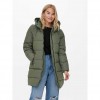 ONLY ONLDOLLY LONG PUFFER COAT OTW NOOS GREEN