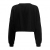 ONLY ONLRHINE L/S BLING O-NECK SWT BLACK