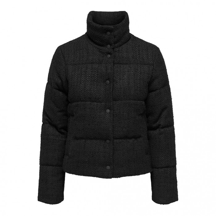 ONLY ONLWIKI BOUCLE MIX PUFFER JACKET OTW BLACK