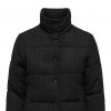 ONLY ONLWIKI BOUCLE MIX PUFFER JACKET OTW BLACK