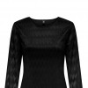 ONLY ONLMADDY L/S LACE TOP JRS BLACK