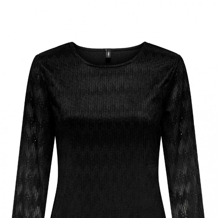 ONLY ONLMADDY L/S LACE TOP JRS BLACK