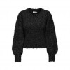 ONLY  ONLFANTASTICO LS GLITTER O-NECK KNT BLACK