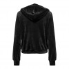 ONLY ONLREBEL L/S ZIP HOOD CC SWT BLACK