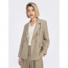 ONLY  ONLTHEA METAL DB BLAZER CC OTW BEIGE