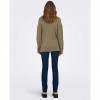 ONLY ONLLEISE LS LOOSE HIGHNECK KNT BROWN