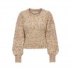 ONLY  ONLFANTASTICO LS GLITTER O-NECK KNT BEIGE