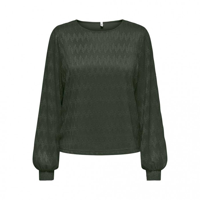 ONLY  ONLMADDY L/S LACE TOP JRS GREEN